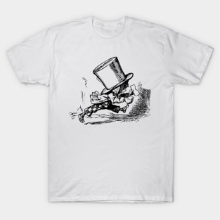 Alice in Wonderland | Mad Hatter Arrives Hastily in Court to Testify | Vintage Alice | T-Shirt